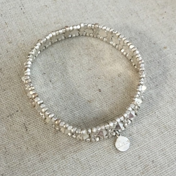 Stella & Dot Arrison Silver Stretch Bracelet - Picture 2 of 4